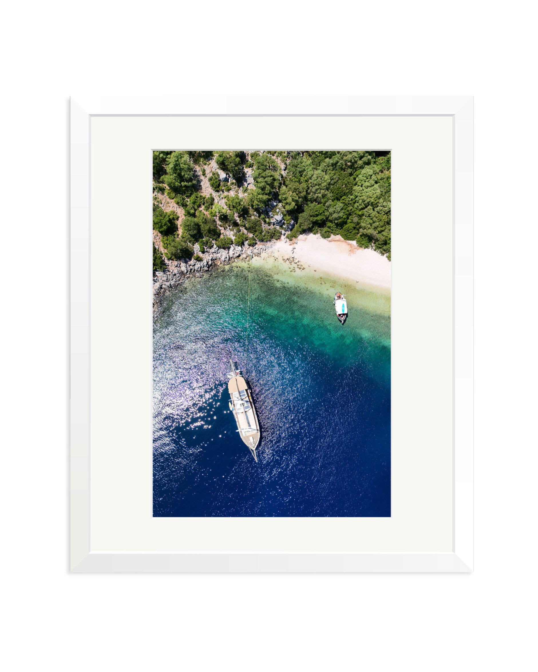 Sailing in Kefalonia White / Large