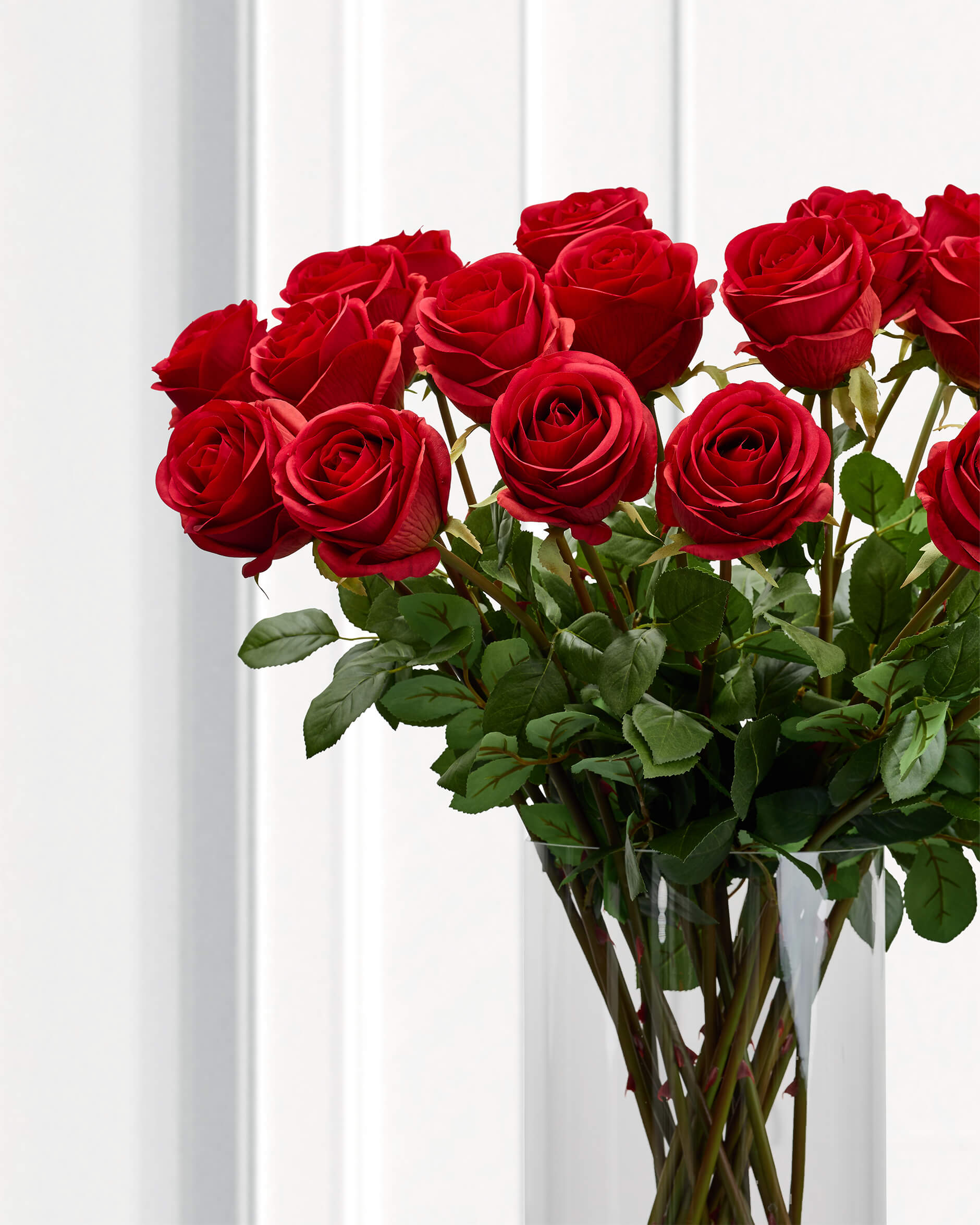 Ros snittblomma röd