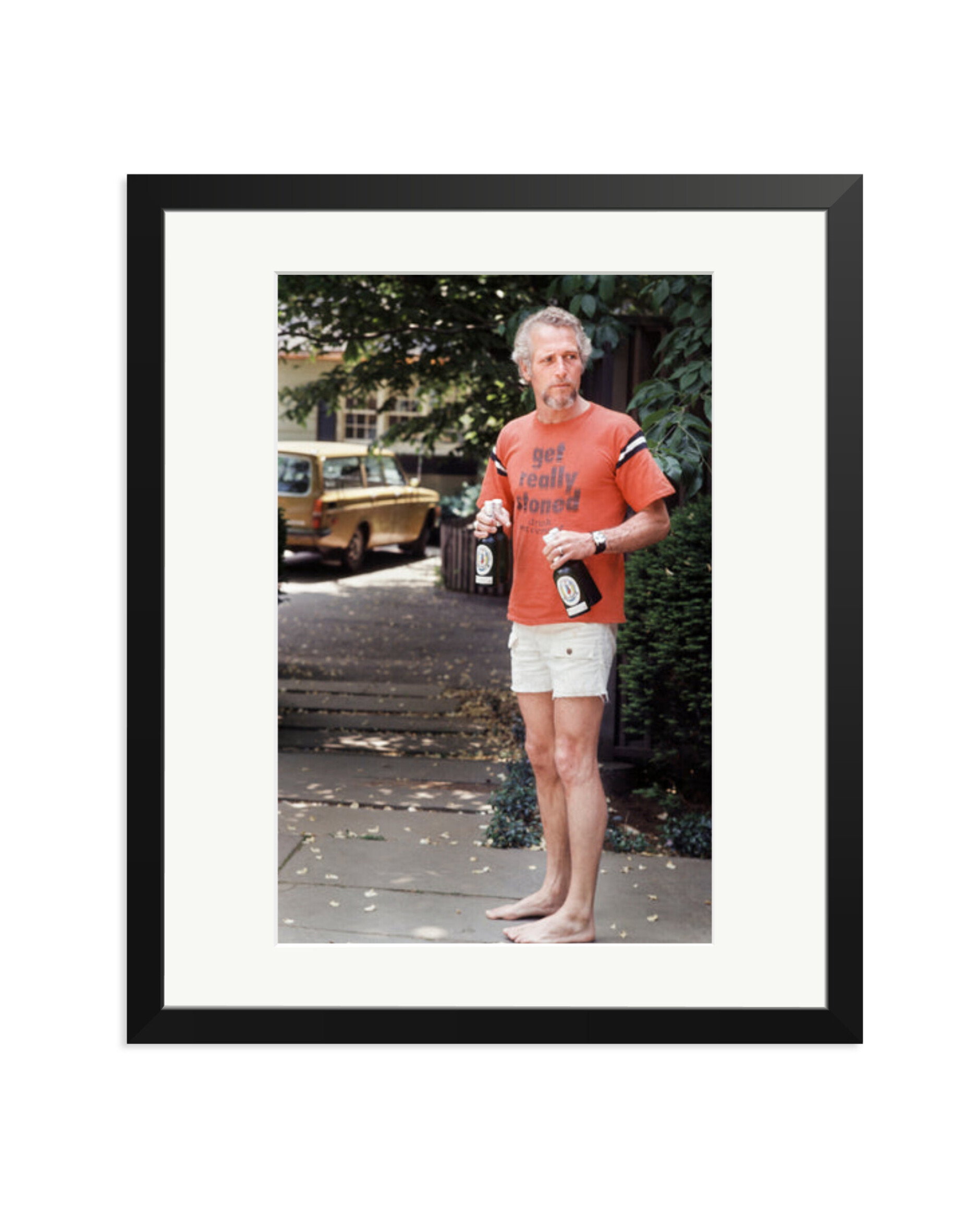 Paul Newman at His Home Black / Large