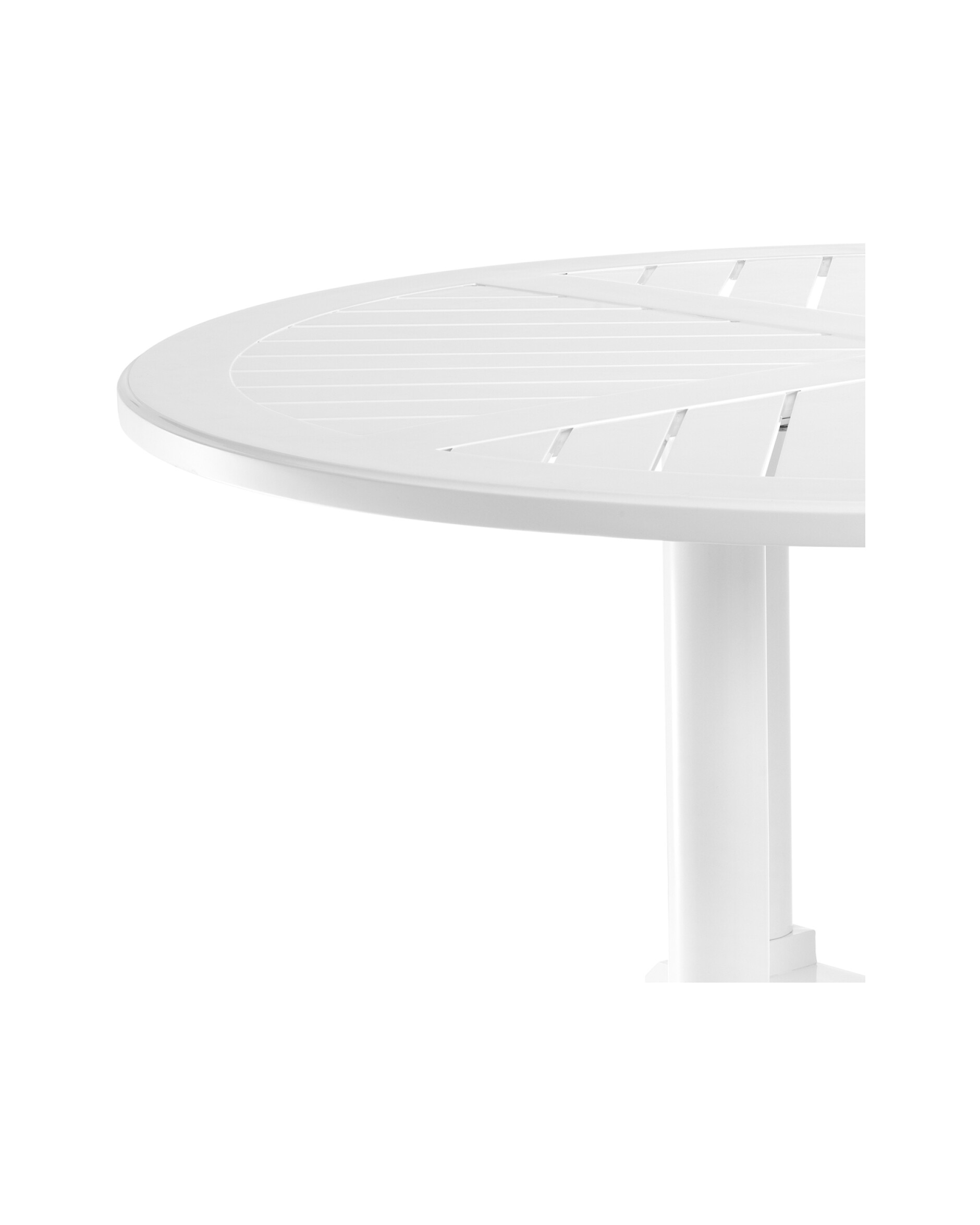 Bell Rive matbord runt vit