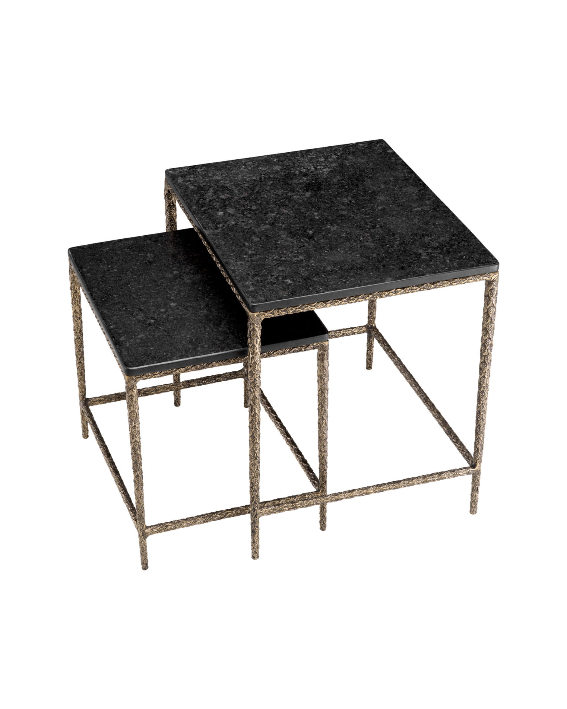 Ferndale sidobord svart 2-set