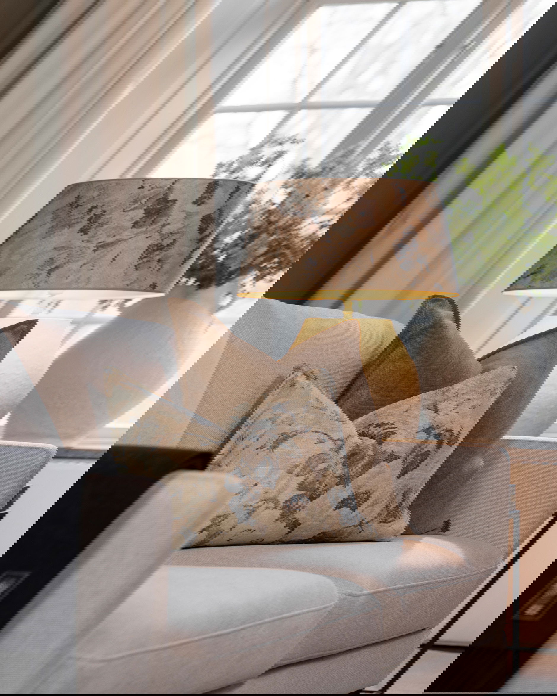 Rosewood putetrekk blå blomst