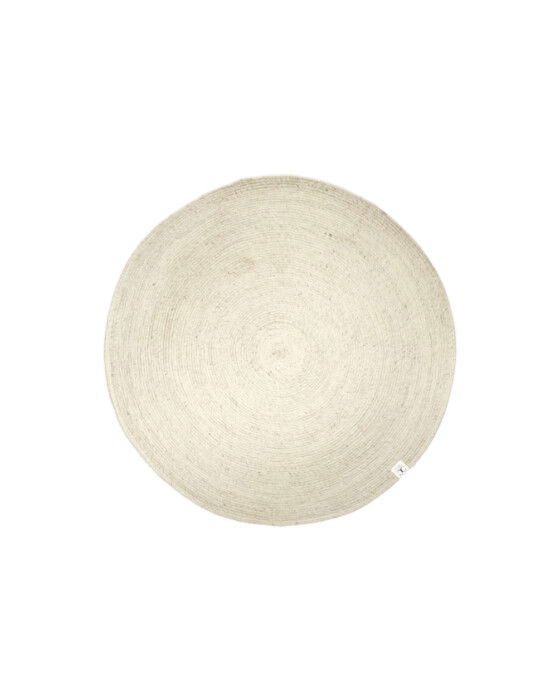 merino matta rund vit