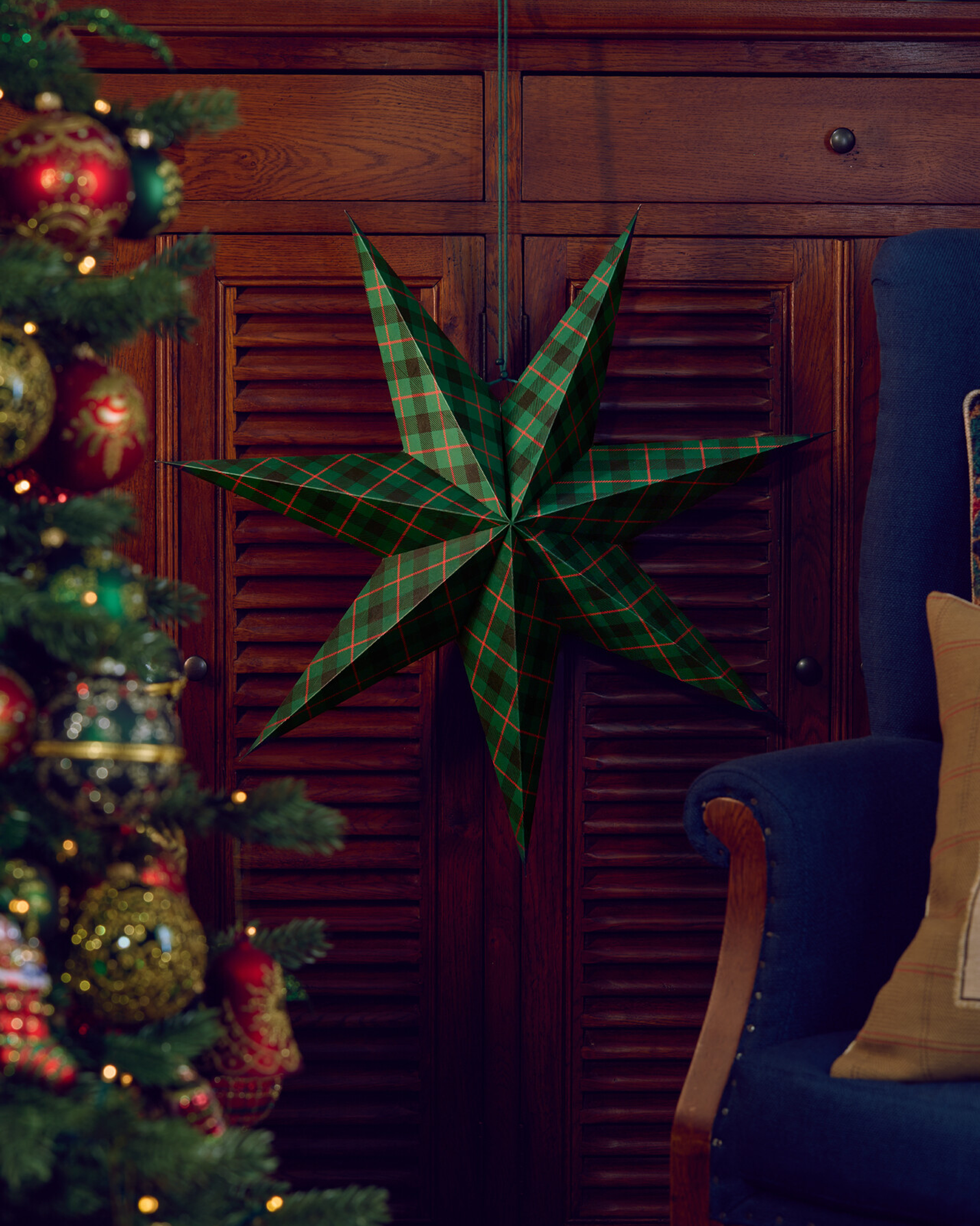 William tartan Christmas star