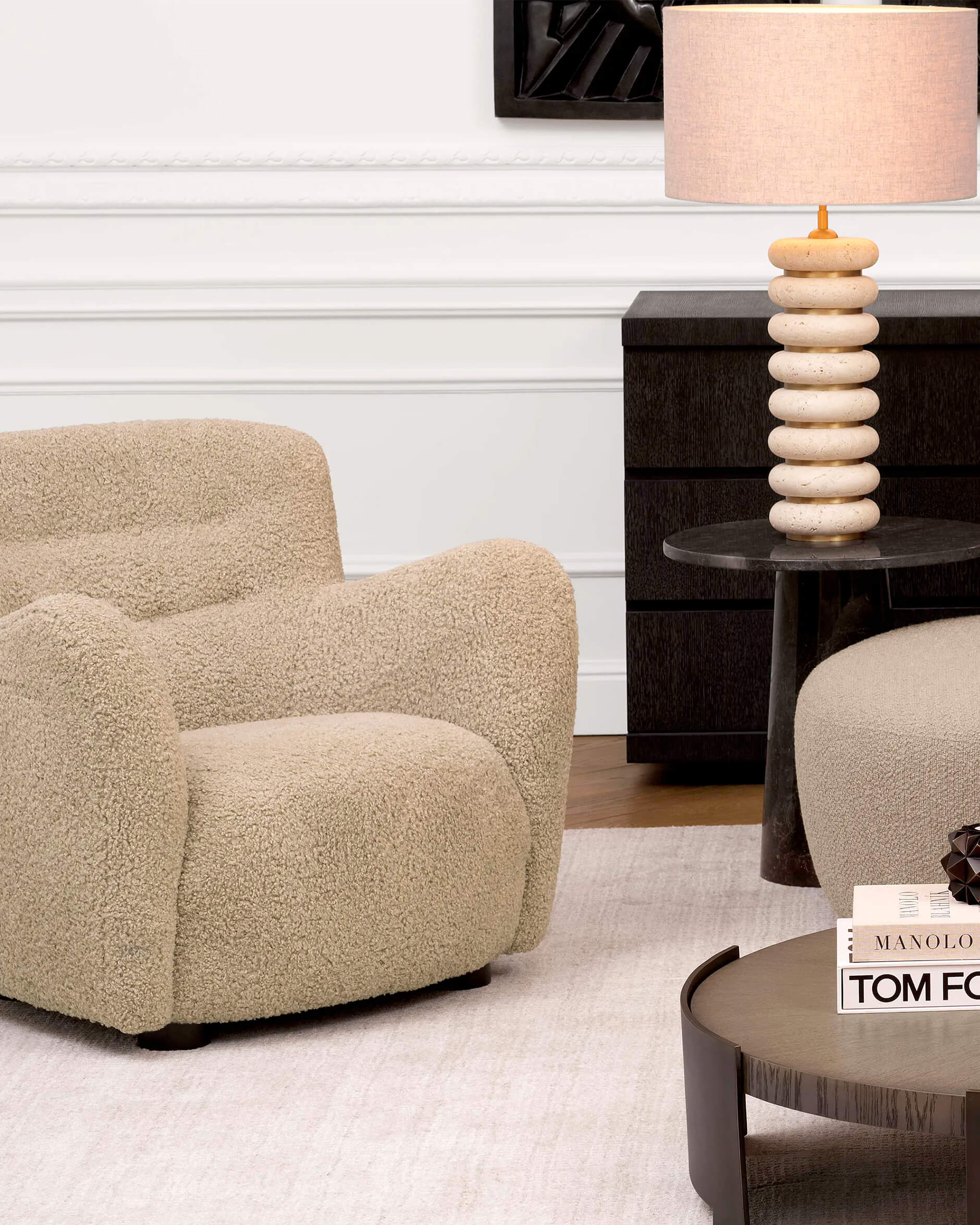 Bixby fåtölj canberra sand