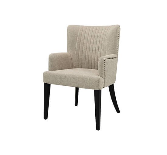 null - Dylan Dining Armchair Linen Sand