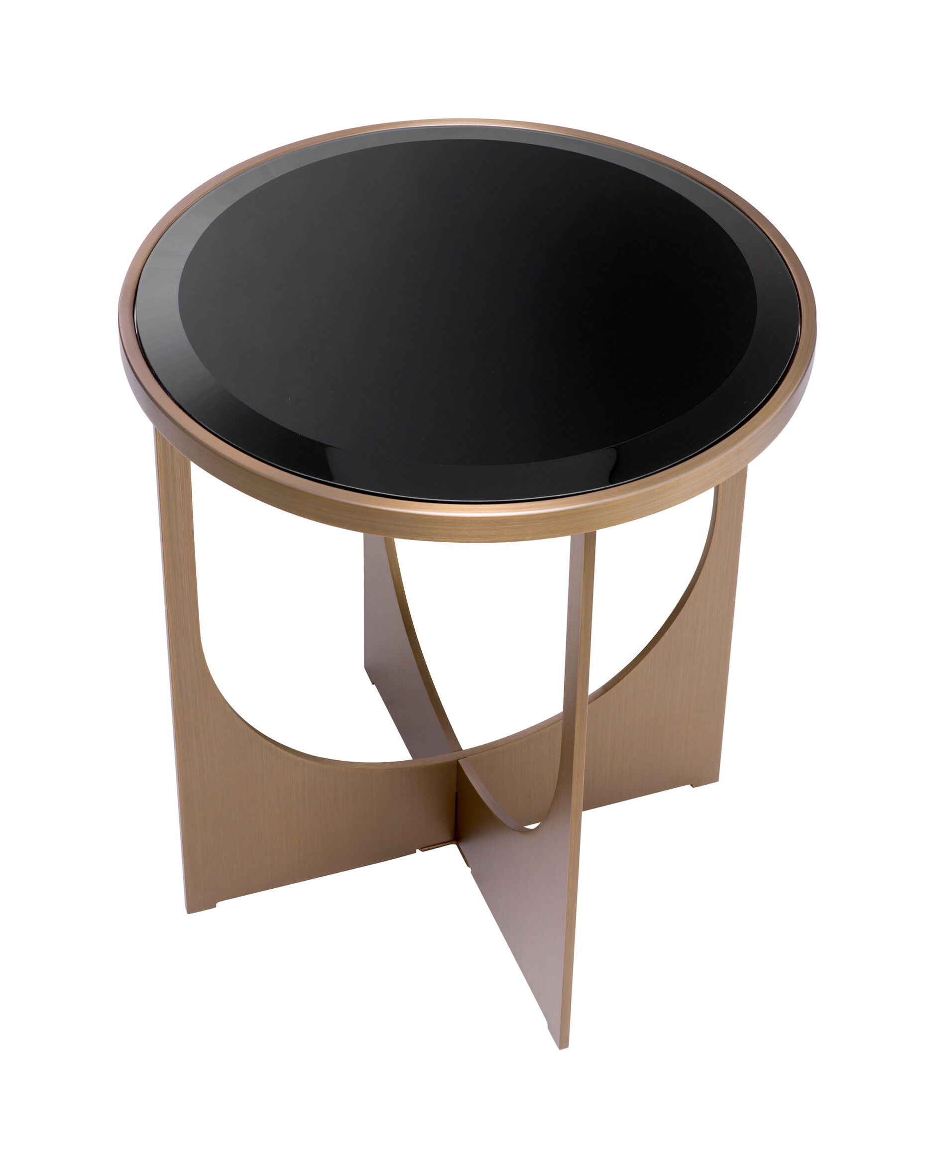 Elegance sidobord borstad mässing