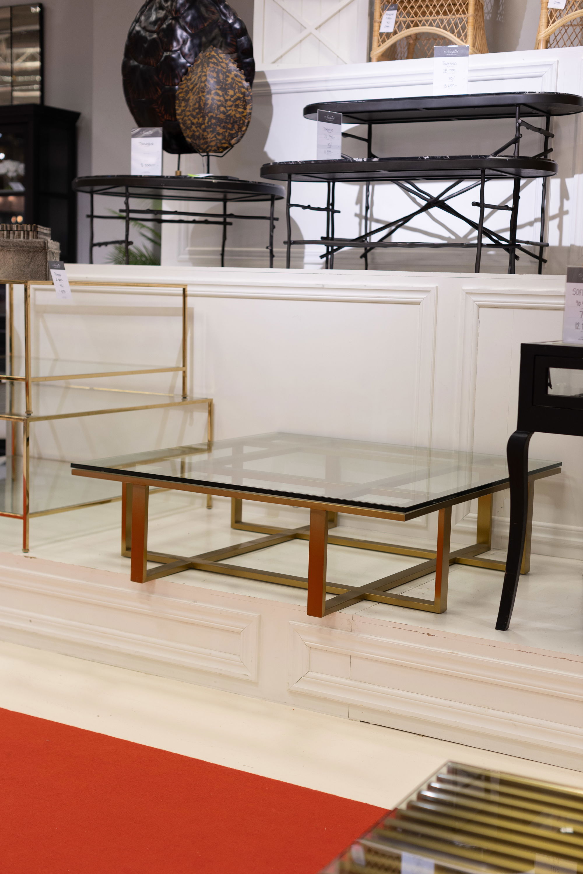 Haverhill soffbord antik mässing OUTLET