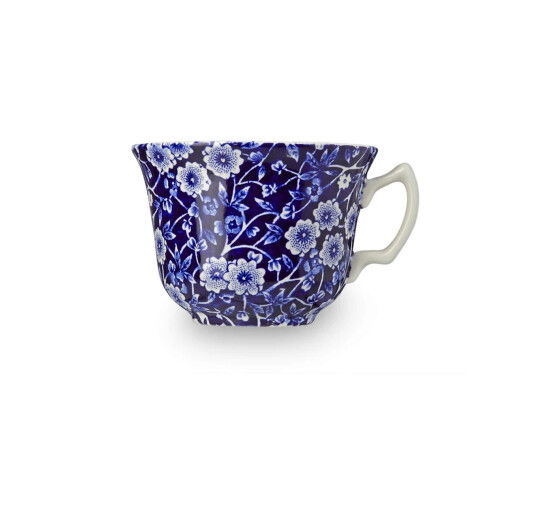 Blue Calico Tea Cup Blue/White