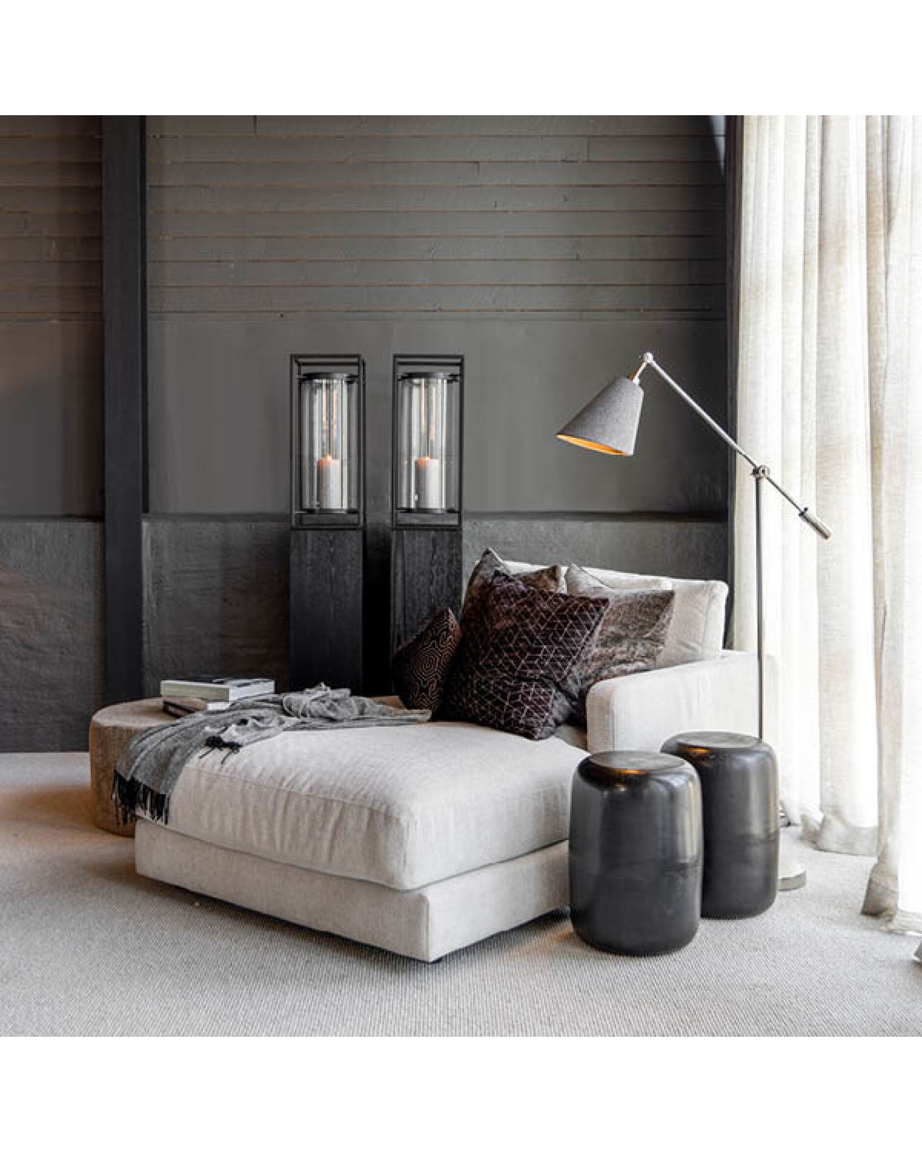 Reno schäslong rave natural höger