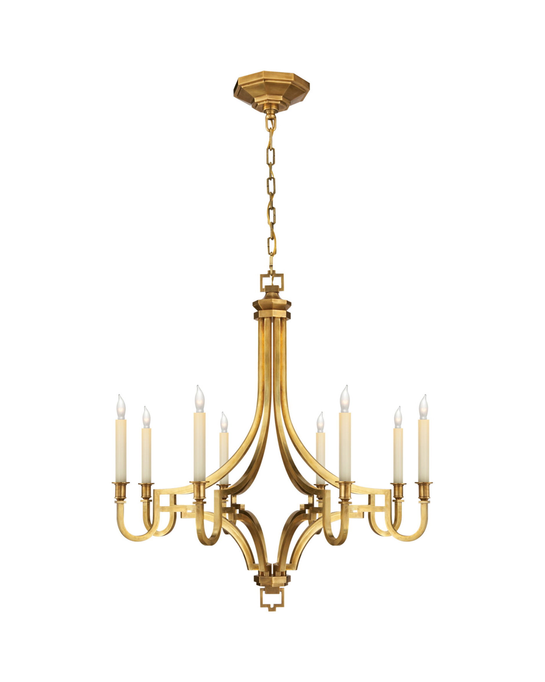 Mykonos takkrona mässing M