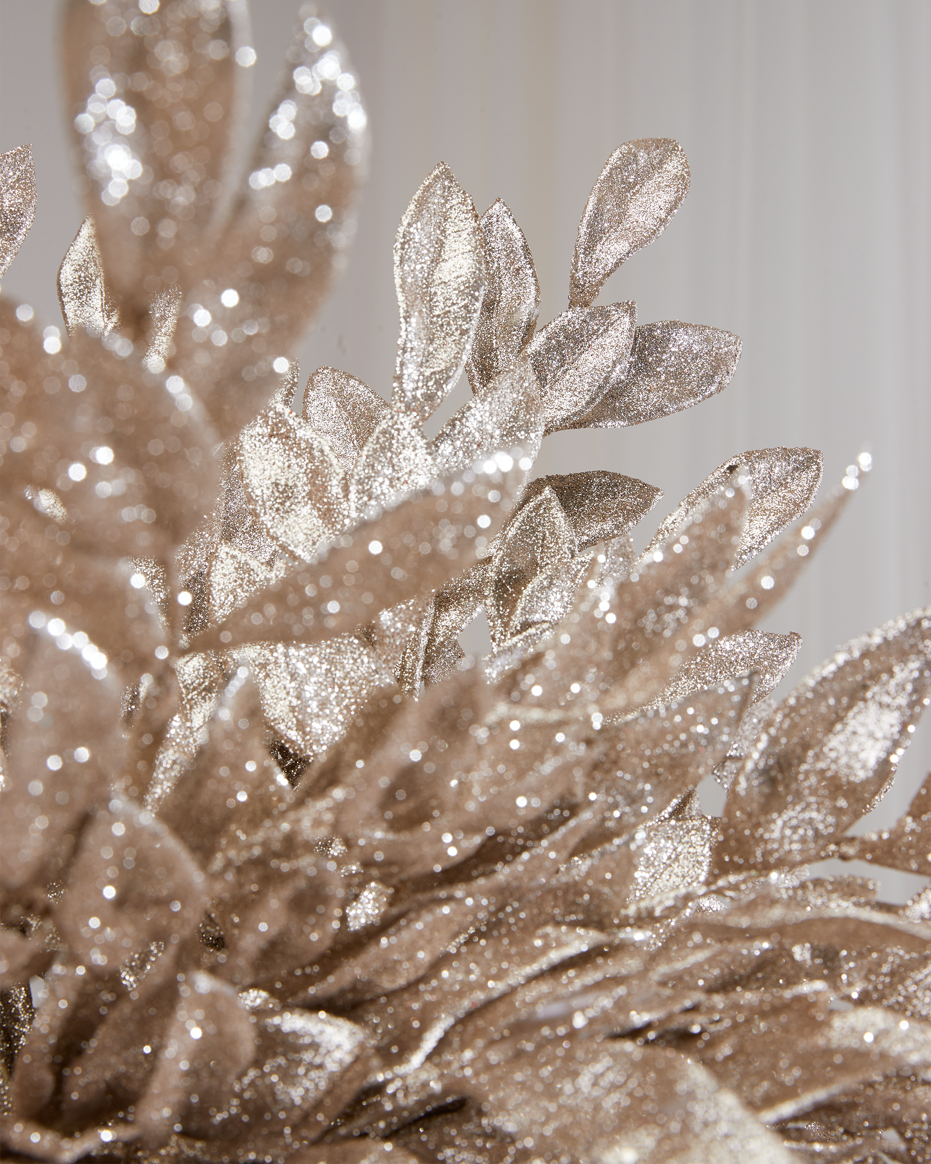 Claudine champagne glitter sprig