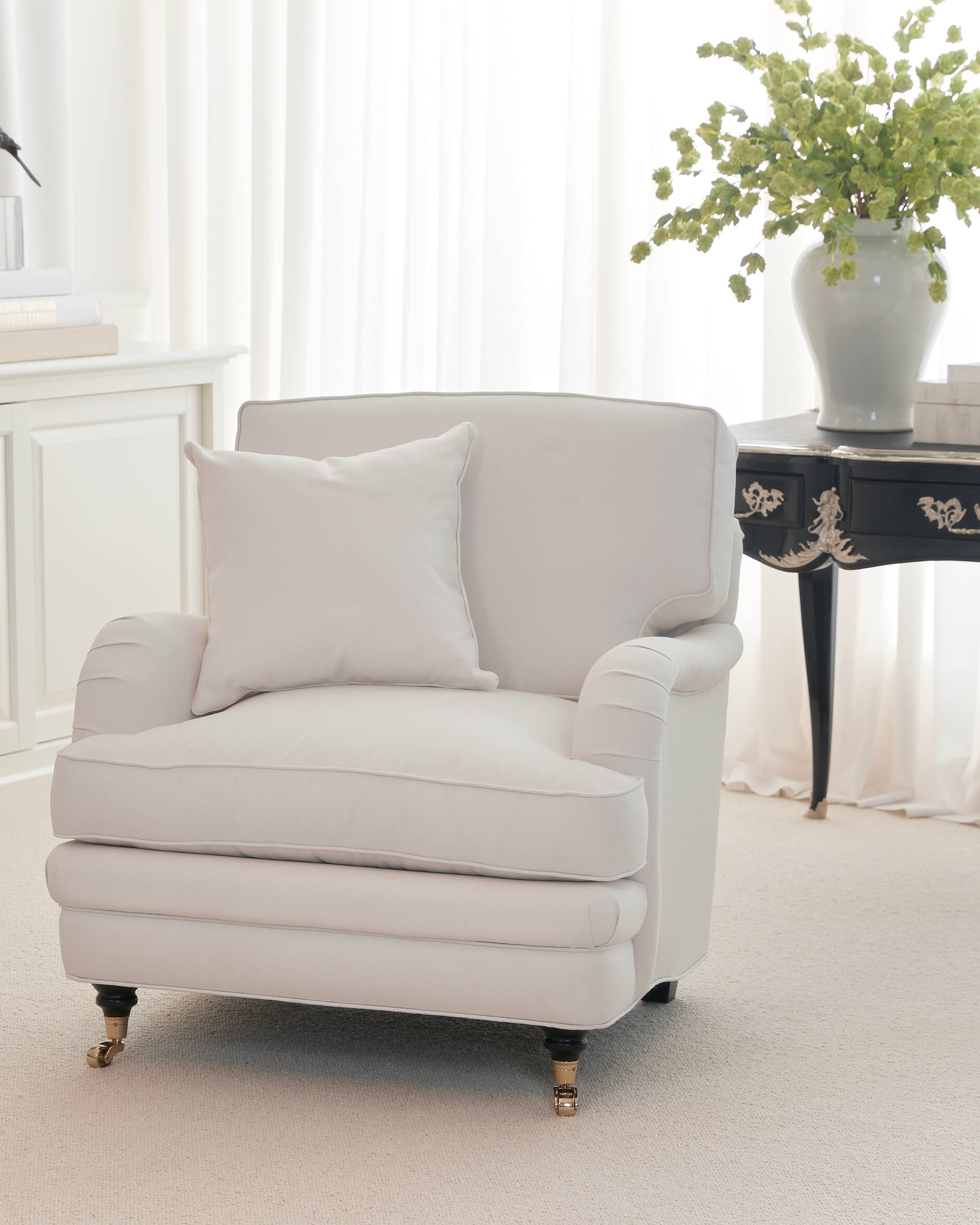 Howard Heritage fåtölj off-white