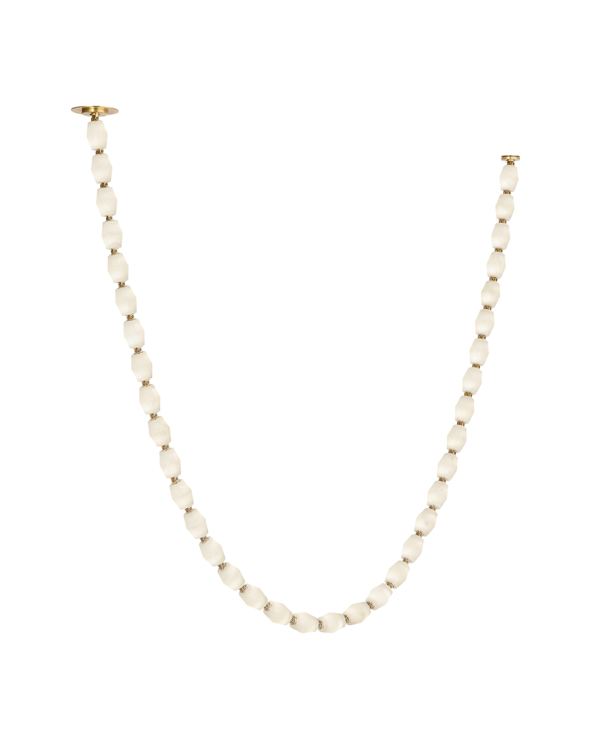 Collier Alabaster 108 Chandelier Antique Brass 2700K