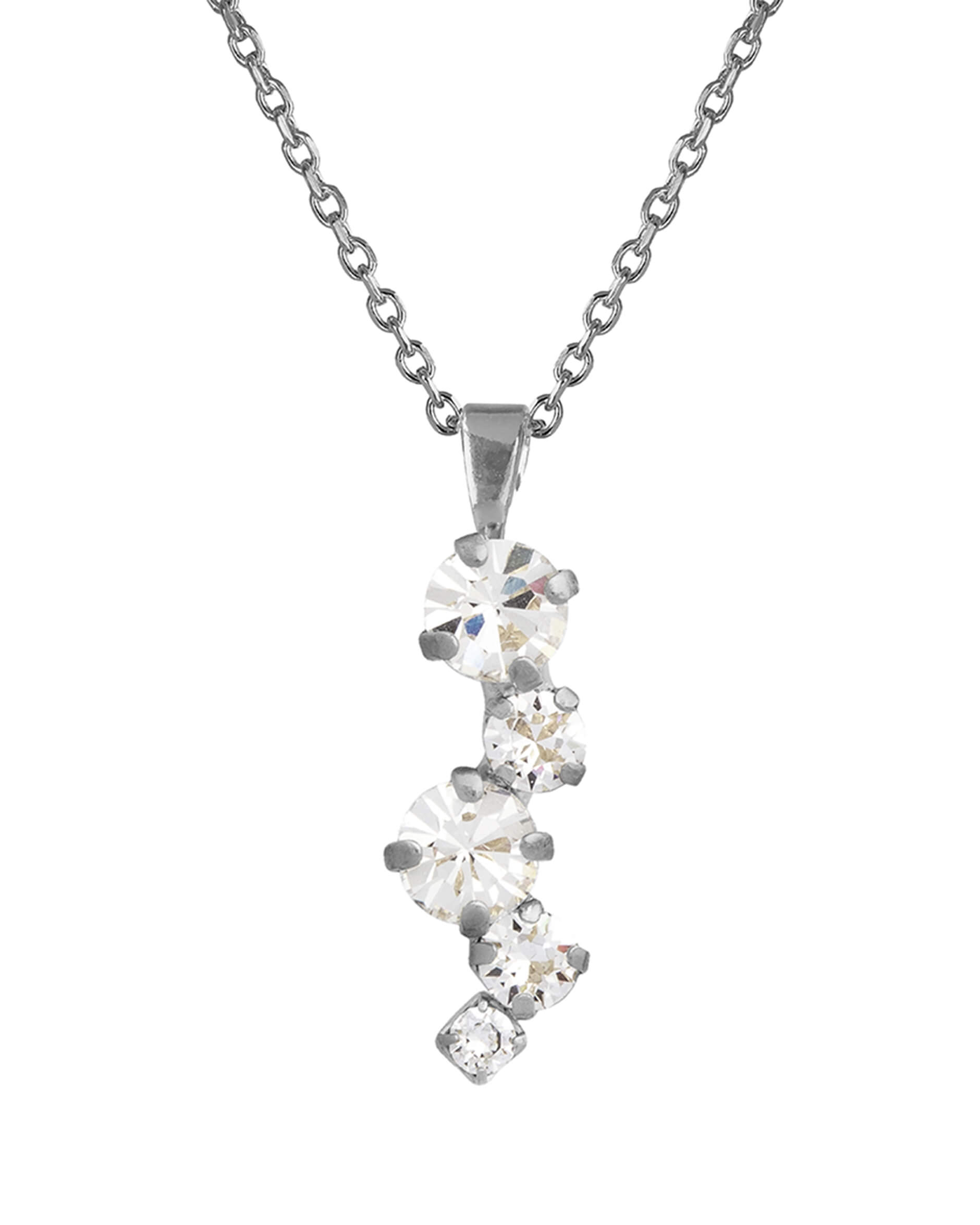 Elina halsband crystal rhodium