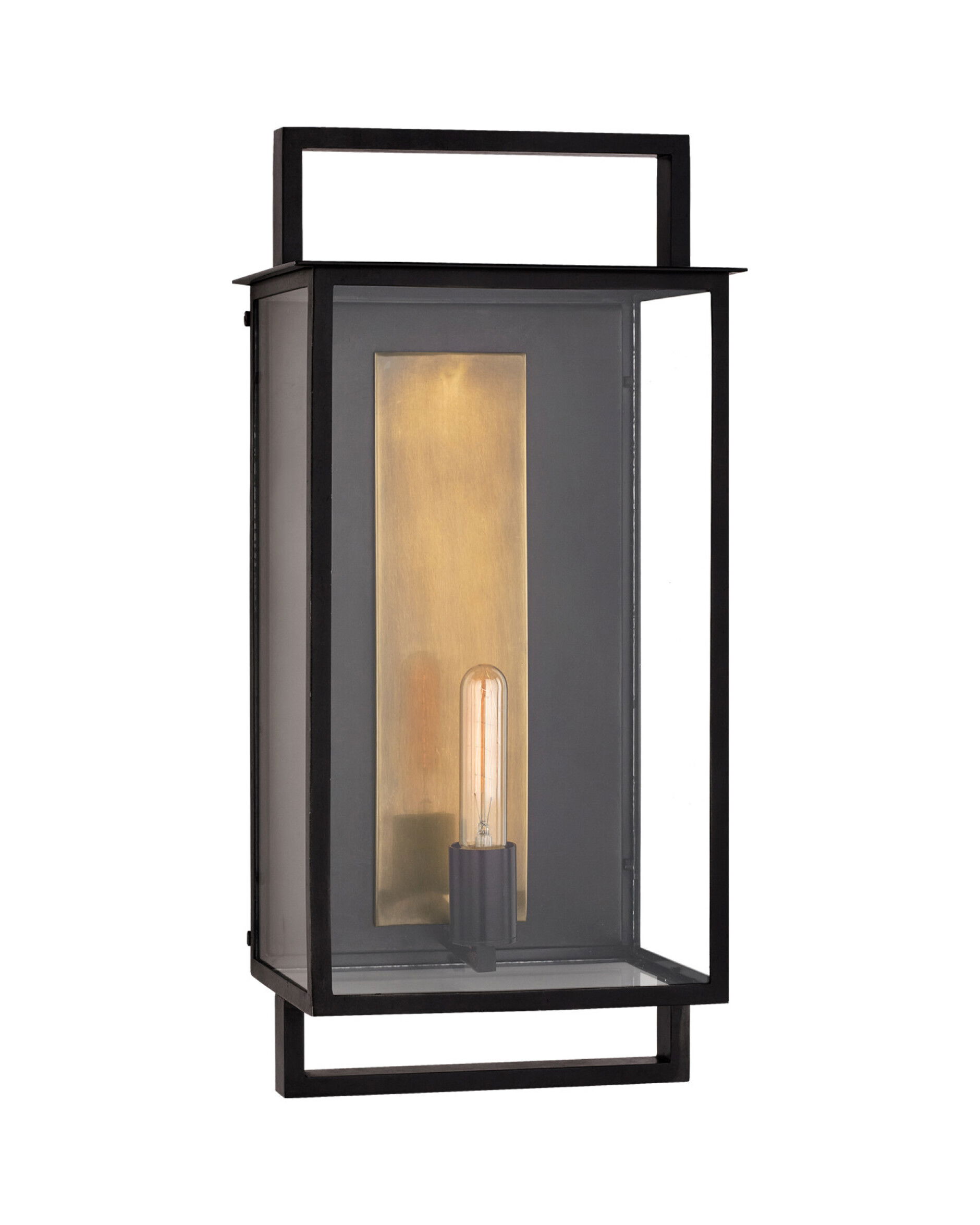 Halle vägglampa Aged Iron L