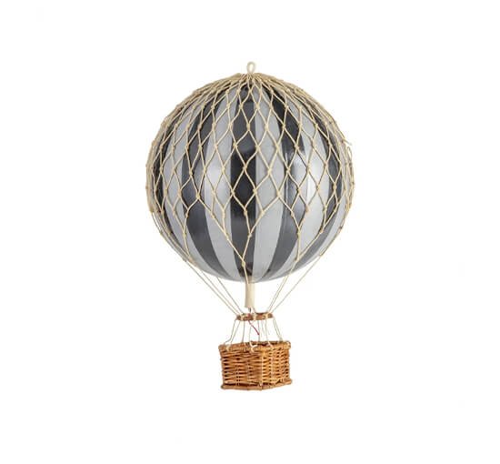 Silver Black - Travels Light luftballong svart/guld