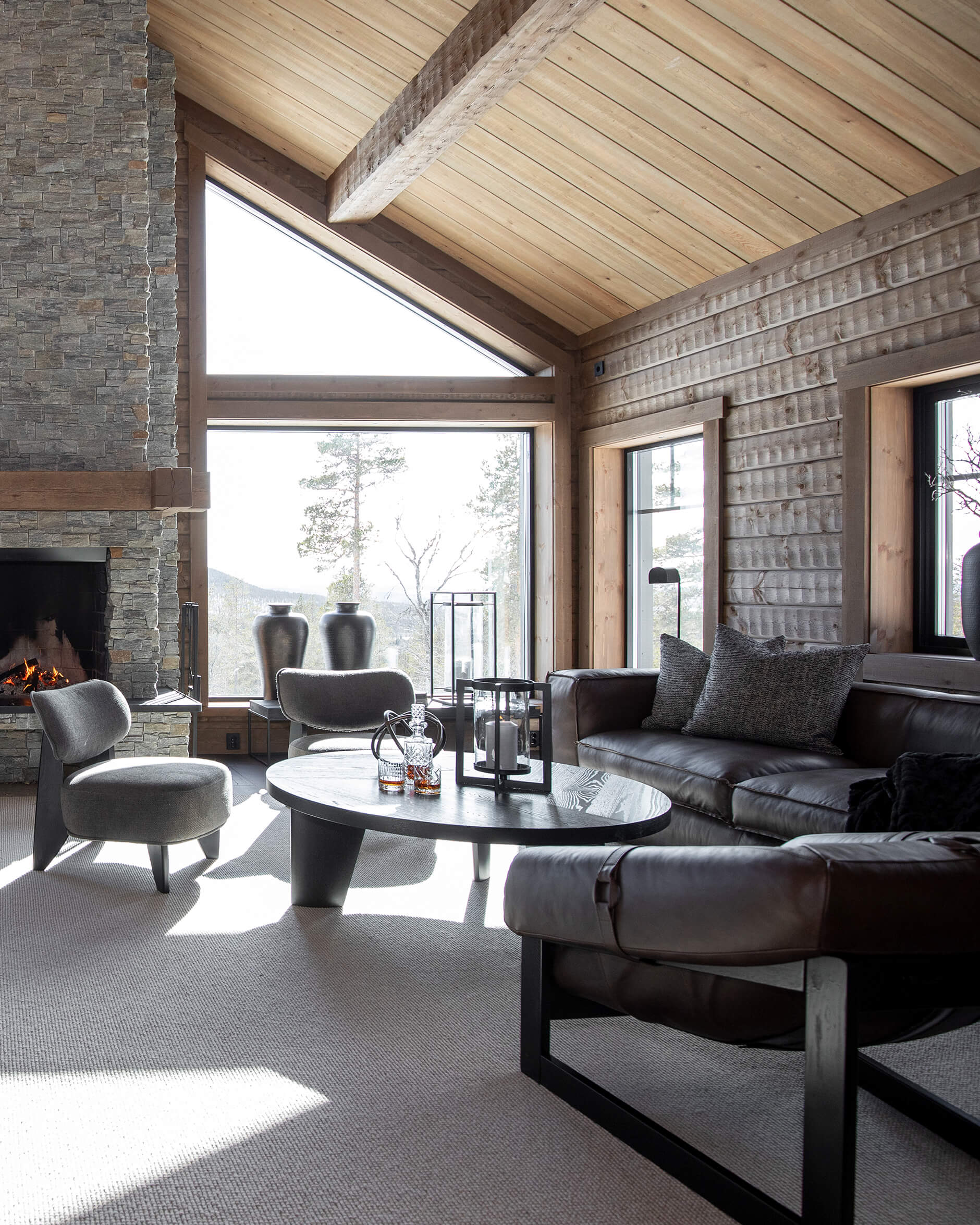 Lee Leather Armchair Espresso