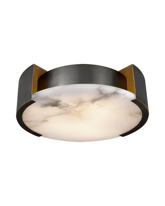 Melange Small Flush Mount Lamp Bronze