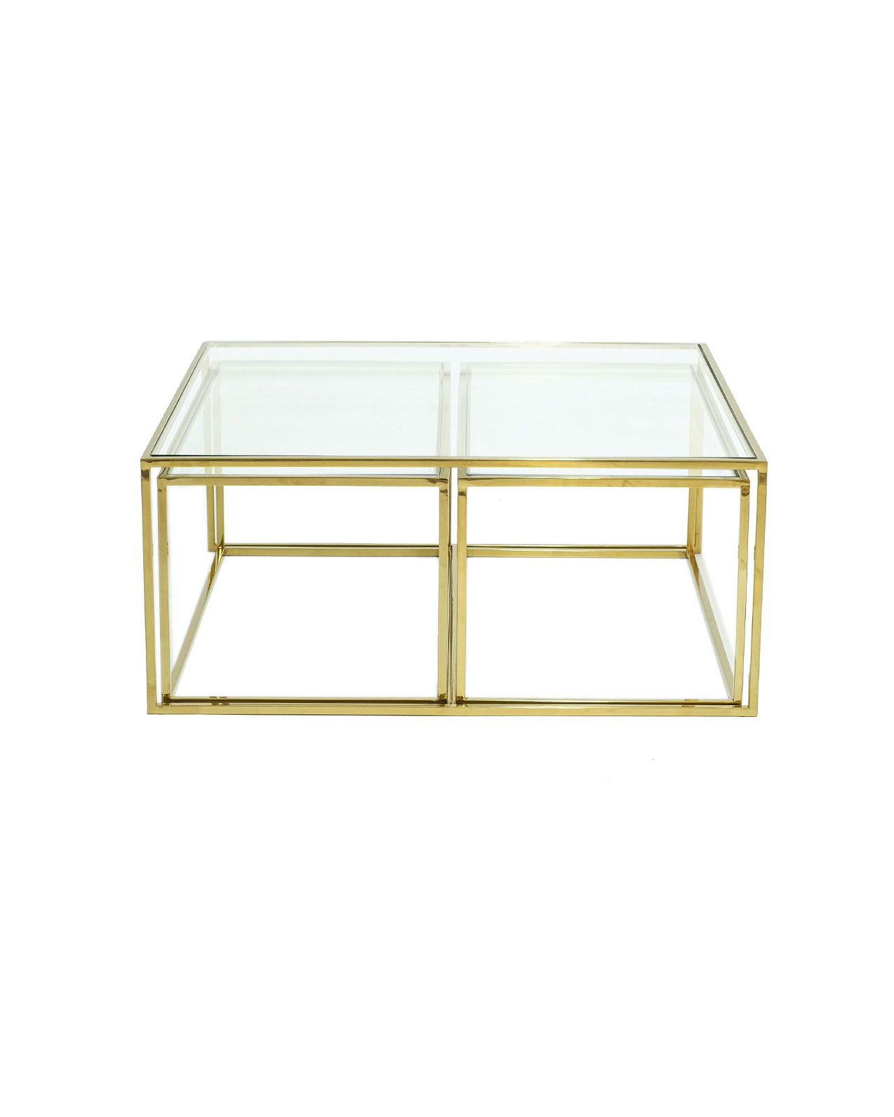 Three set table - satsbord mässing