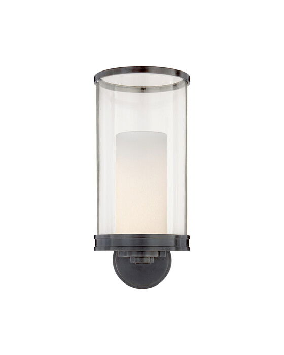 Modern vägglampa brons OUTLET