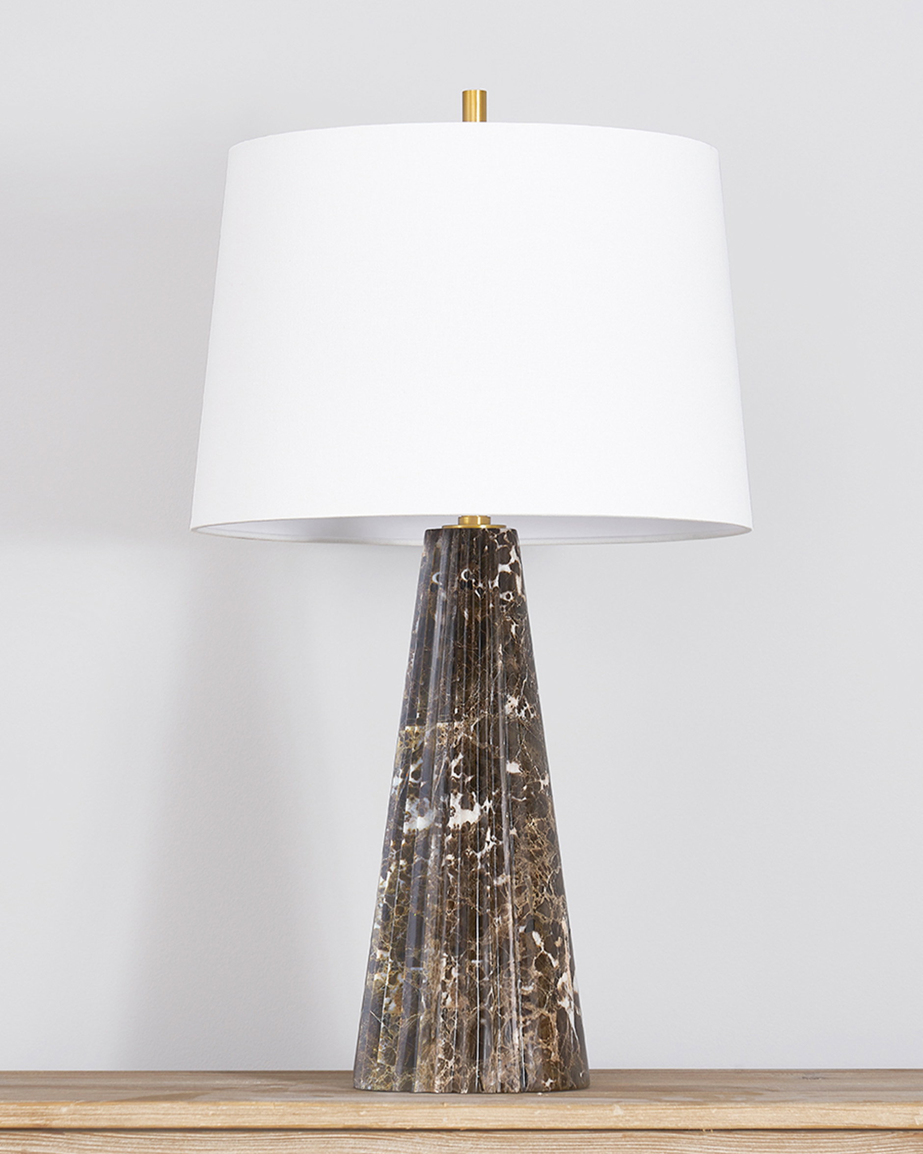 Fanny bordlampe antikk messing