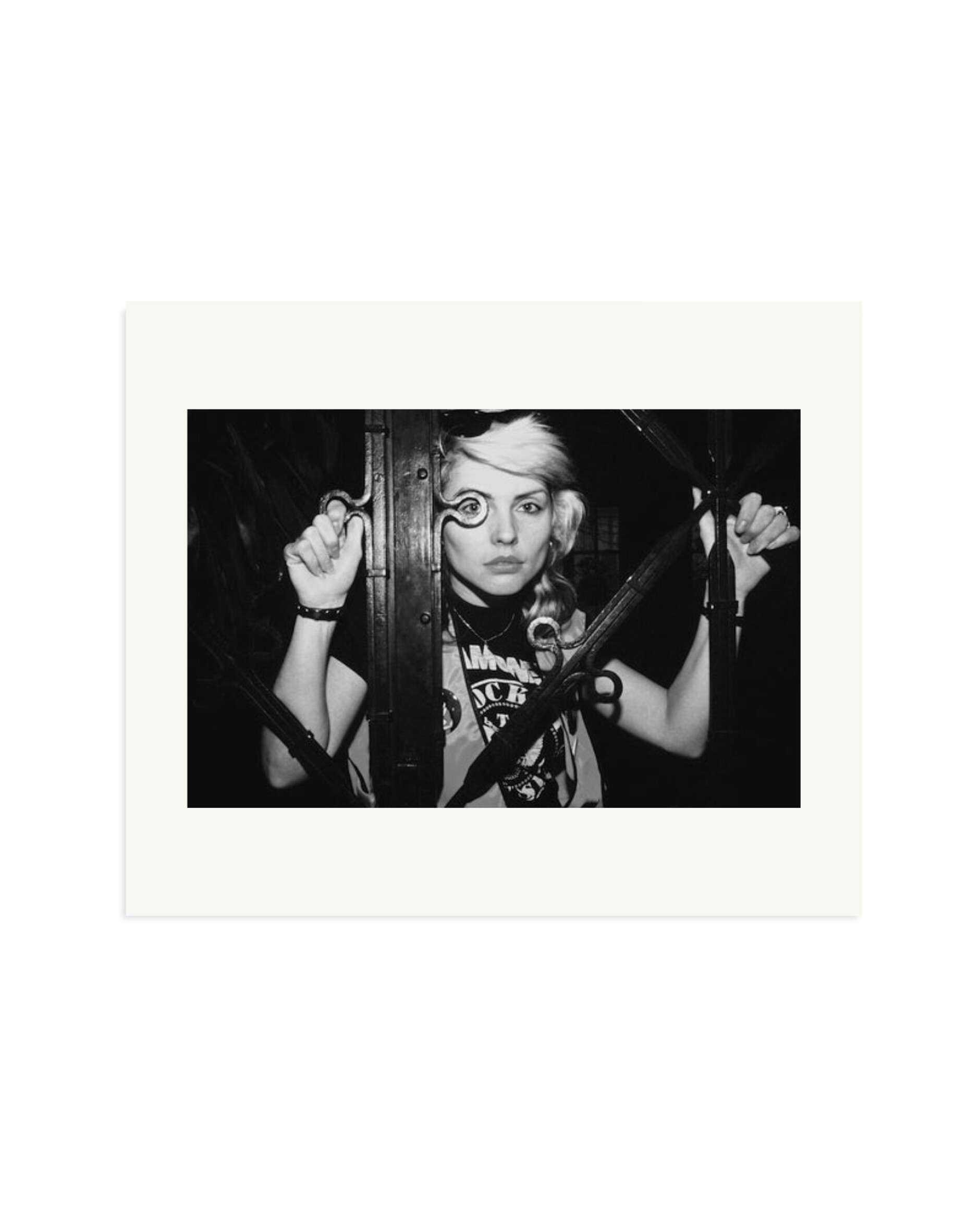Debbie Harry of Blondie Black & White Print Only / Large