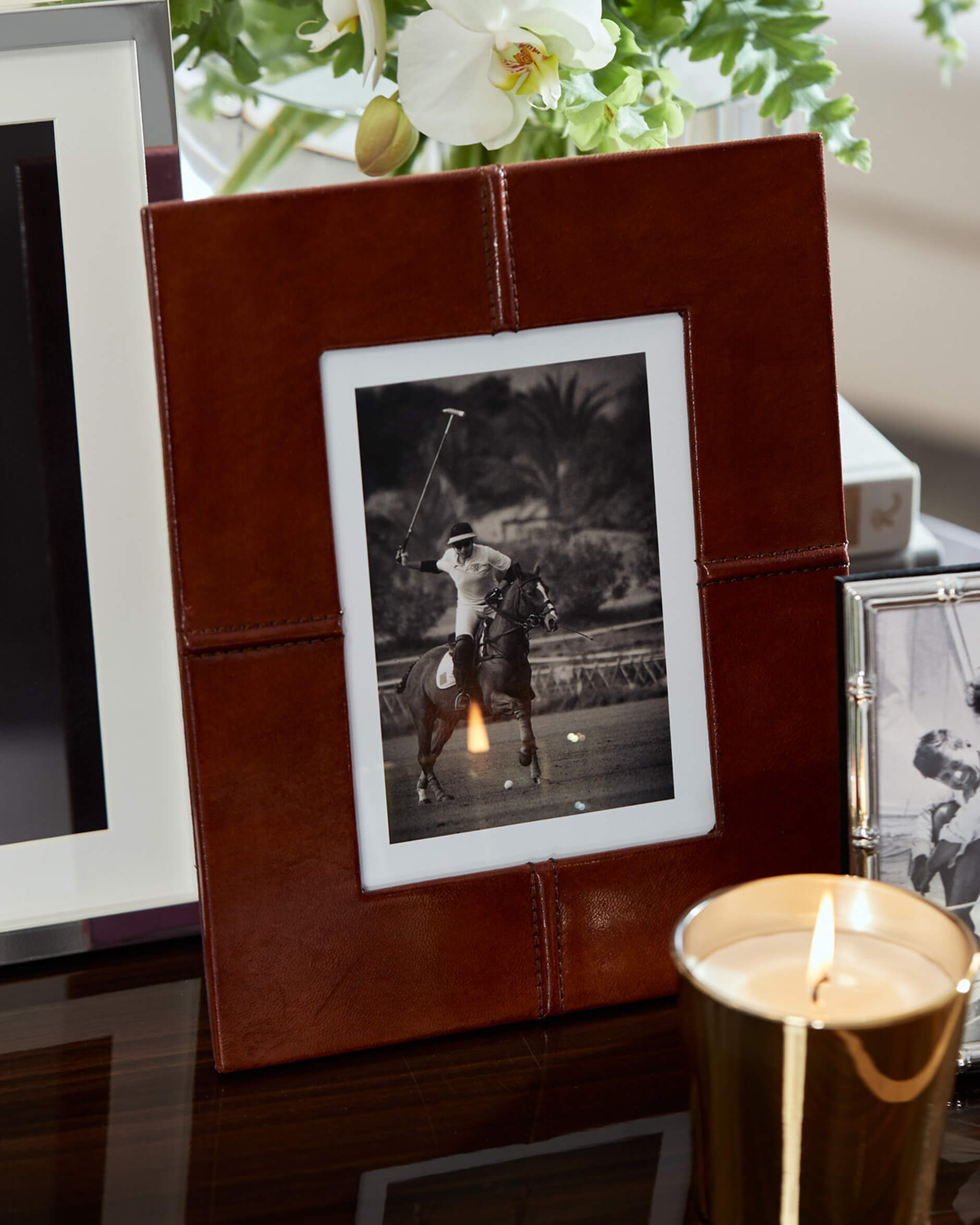 Kensington fotoram läder