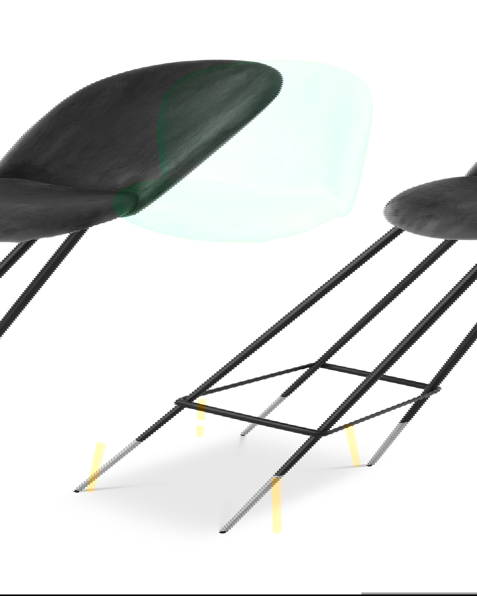 Volante barstol roche dark green velvet