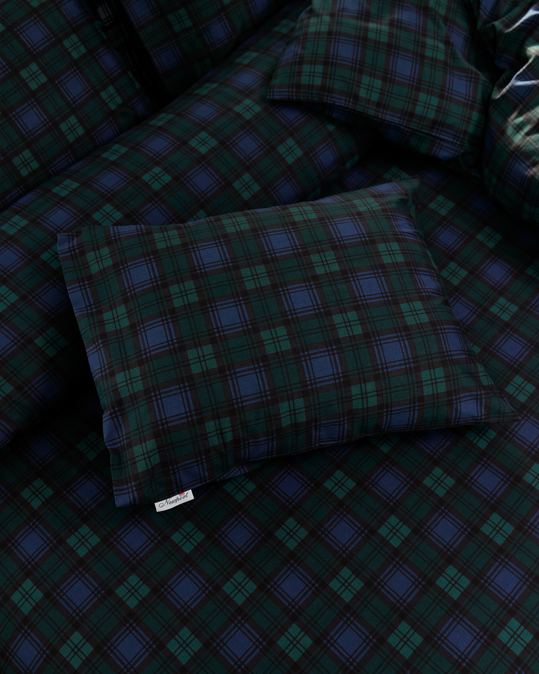 Gstaad påslakanset rutig