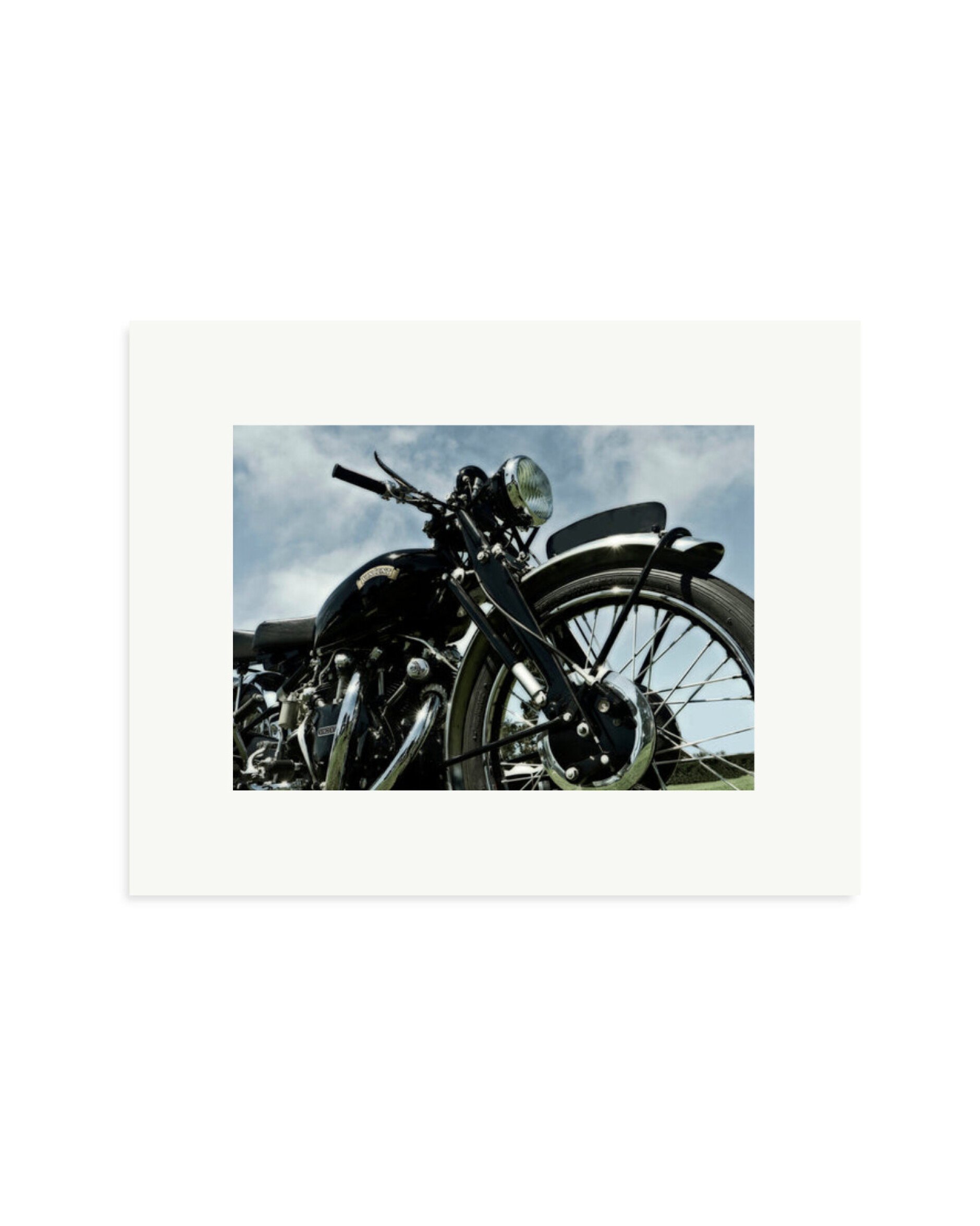 Vincent Black Shadow Print Only / Small
