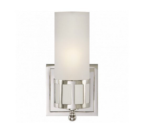 null - Openwork Single Sconce Polished Nickel