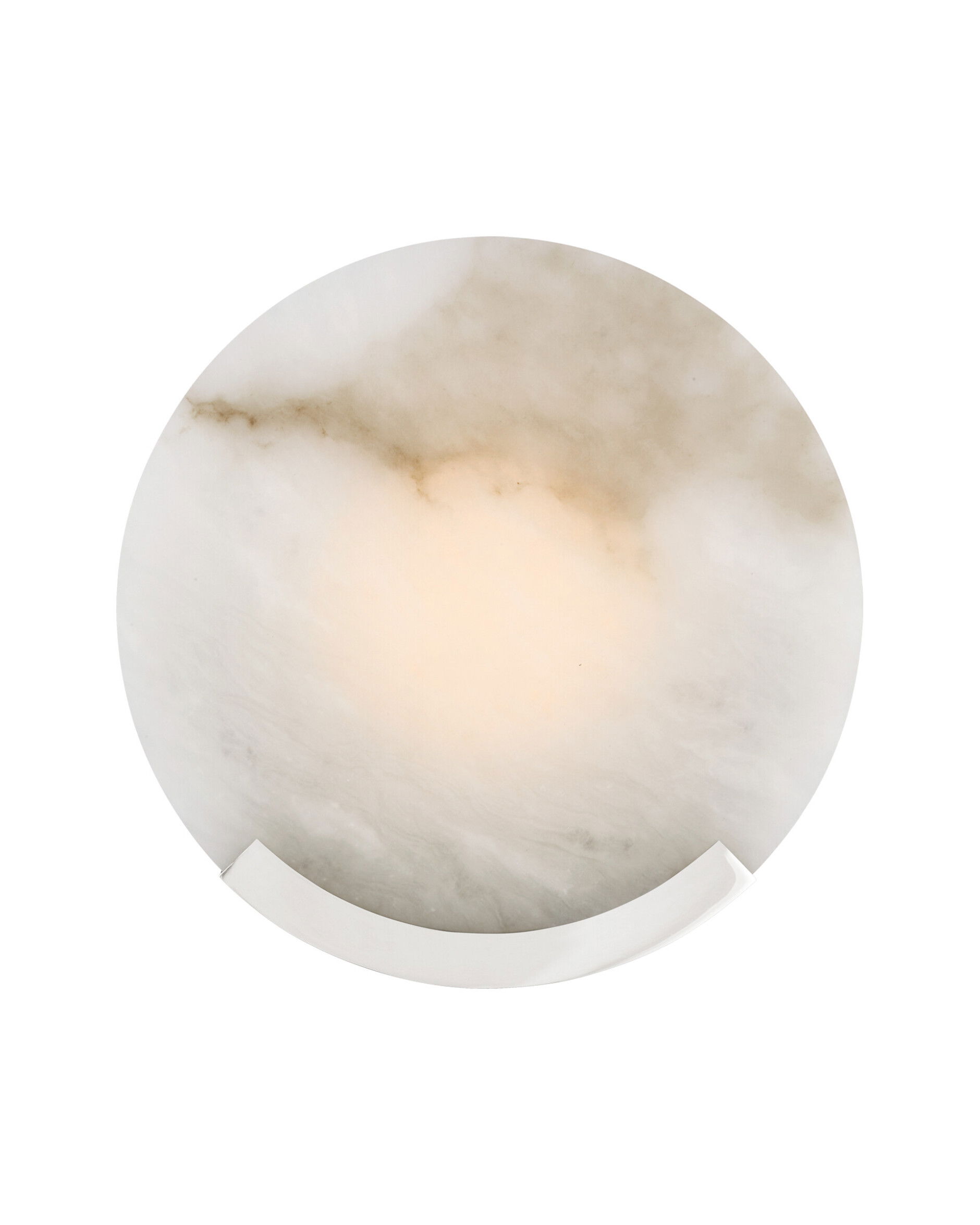 Melange 10" vägglampa nickel