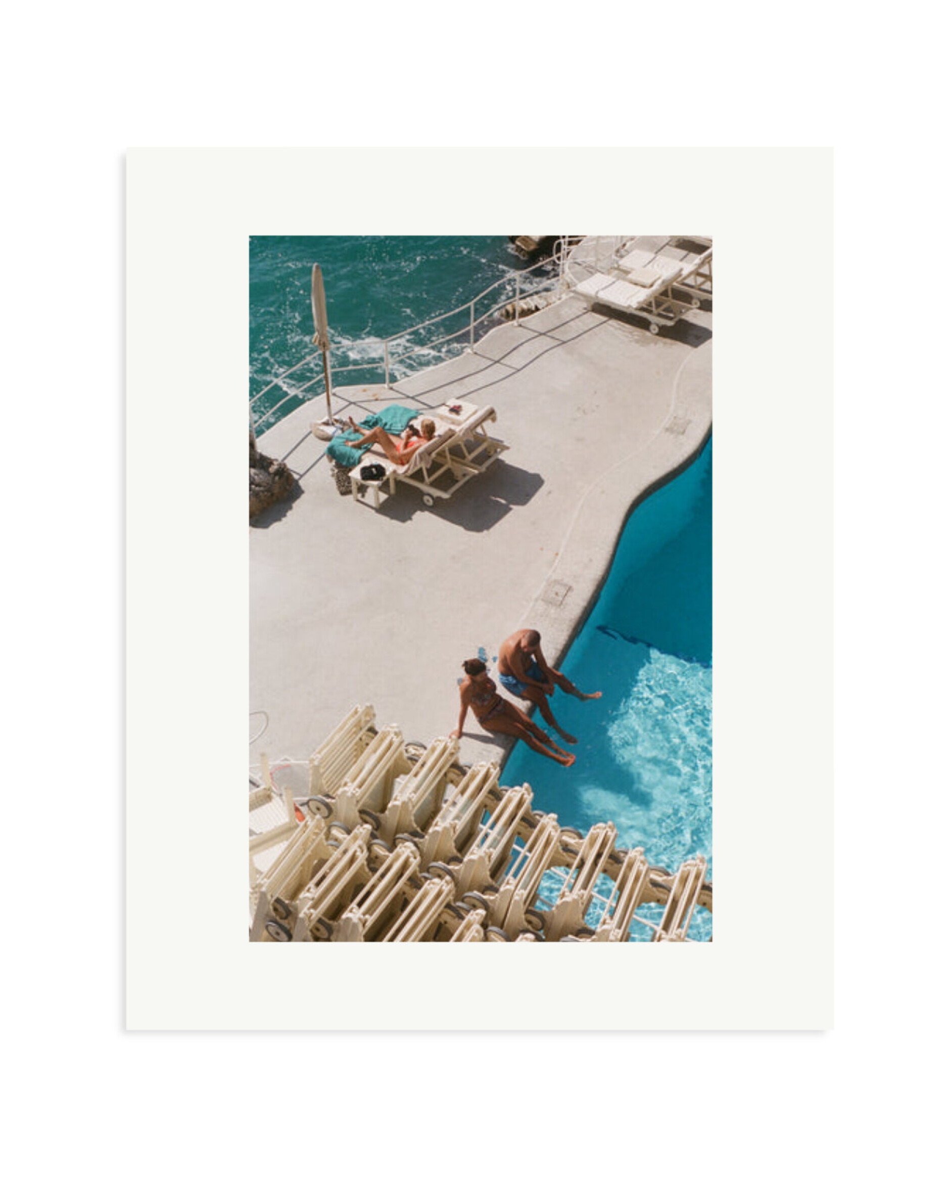 By the Pool Print Only / Medium