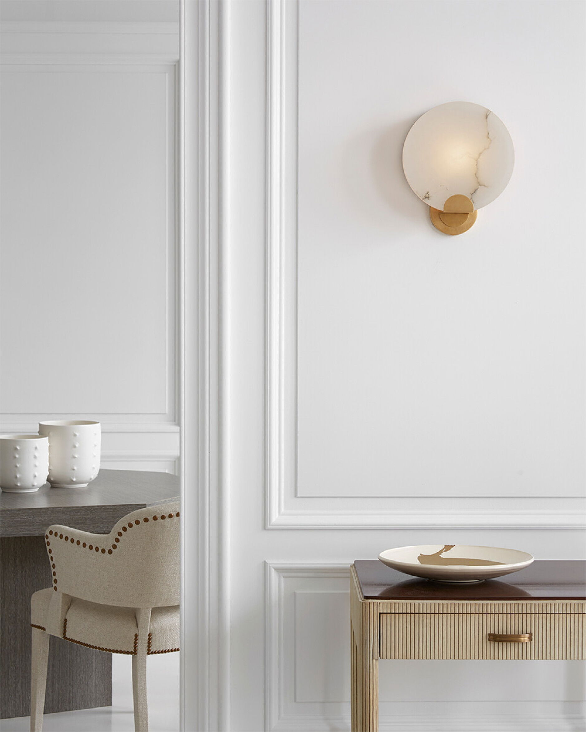 Iveala vägglampa antik mässing