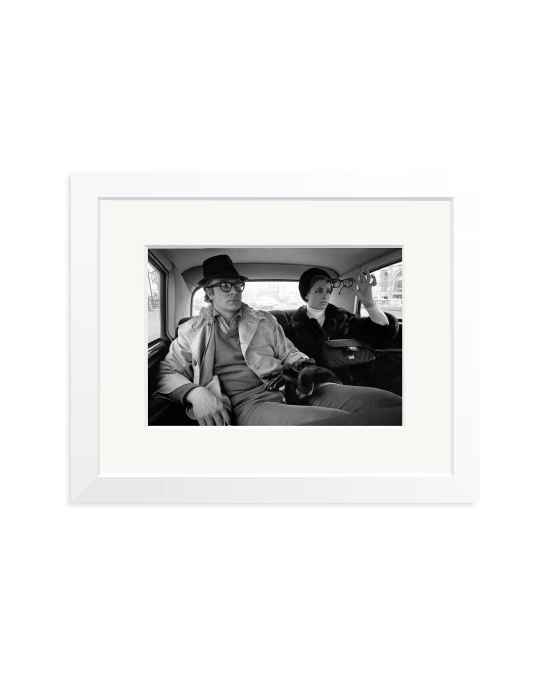 Camilla Sparv with Michael Caine White / Small