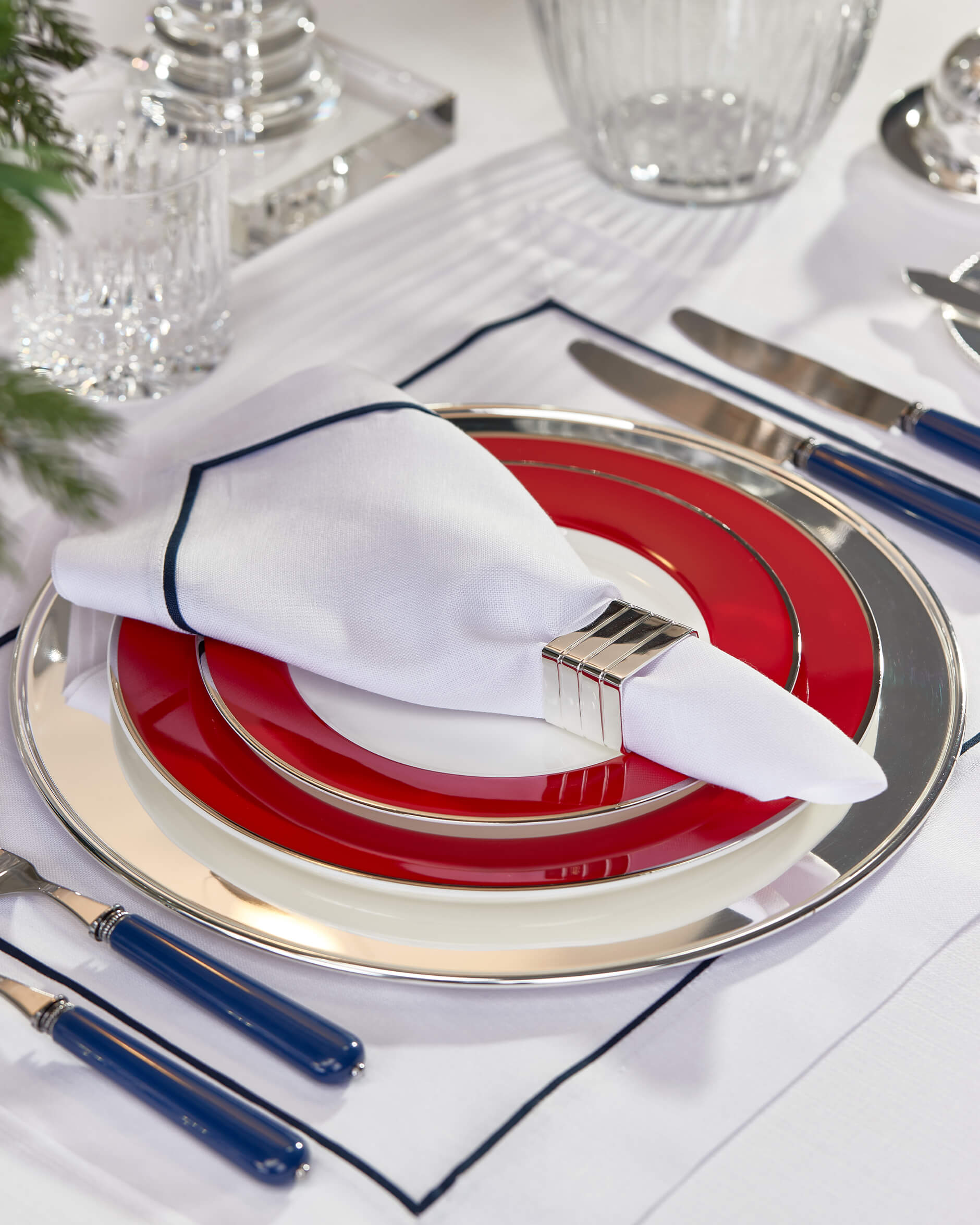 Audley Deep Red Side Plate 6-pack