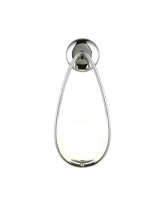 Galassia vägglampa nickel