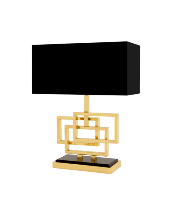 Windolf bordslampa polerad mässing