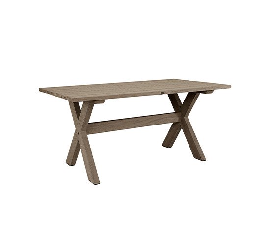 Cross Dining Table charcoal