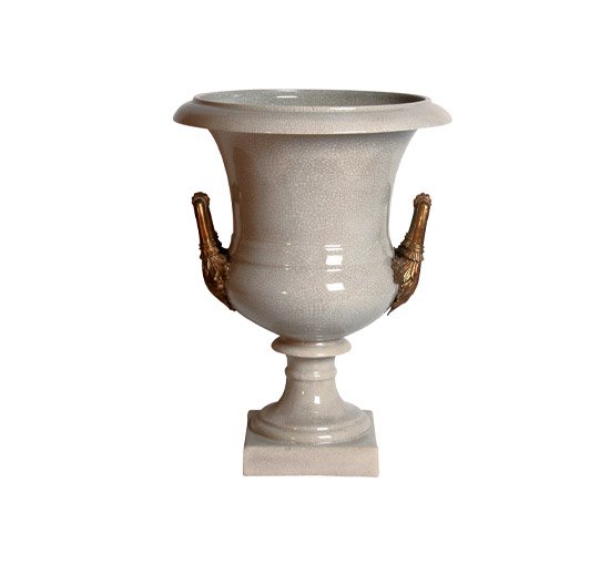 Hermes vase, hvit