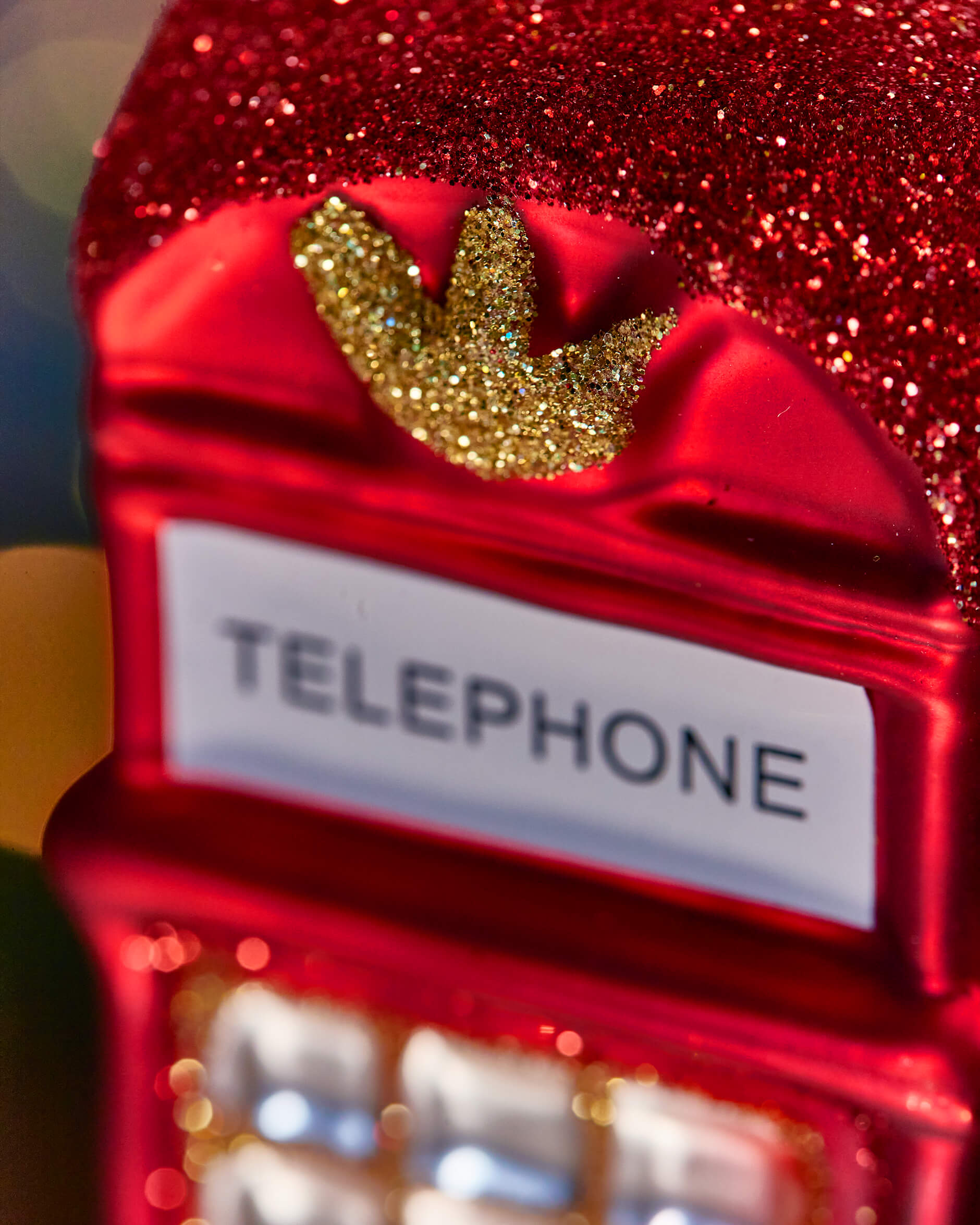 Margaret-joulukoriste puhelinkoppi punainen