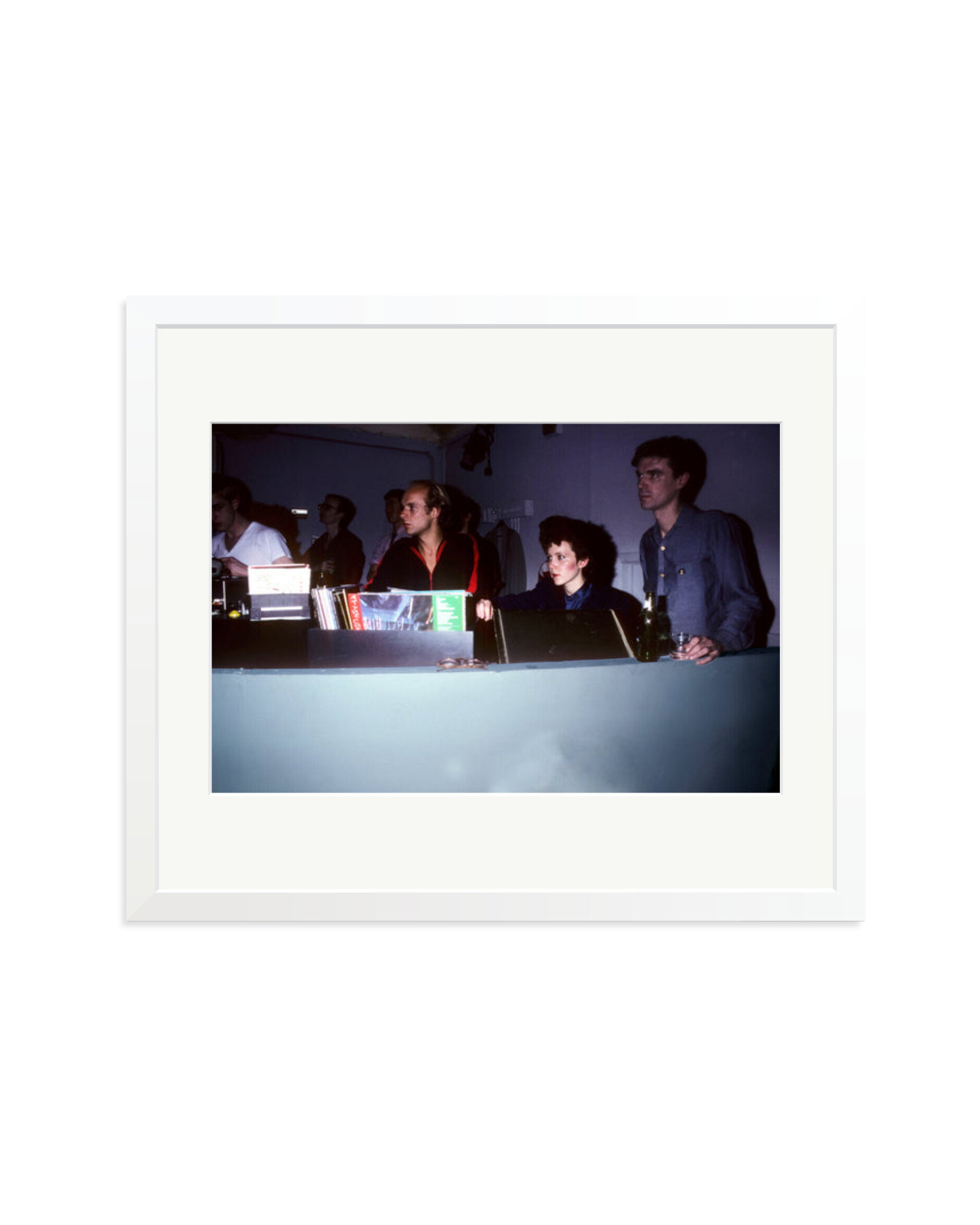 Brian Eno in DJ Booth White / Large