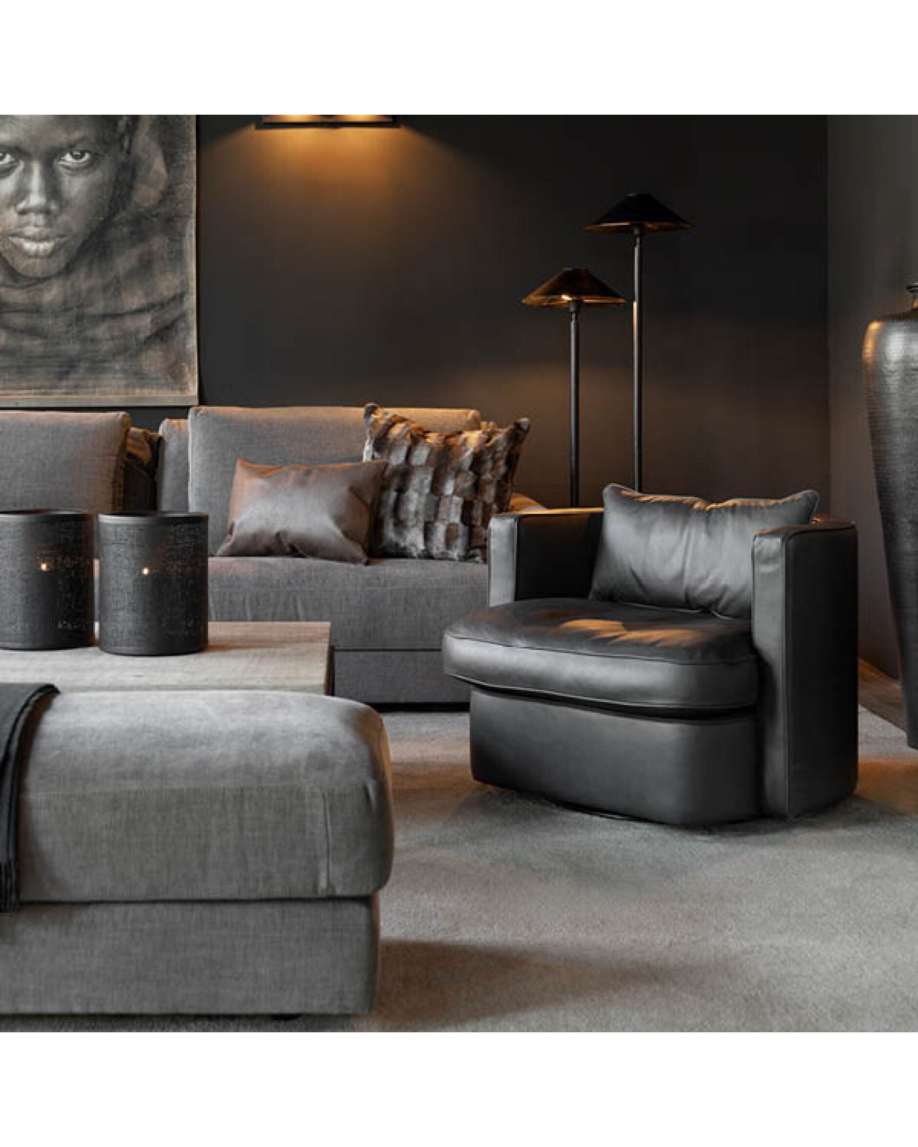 Reno Module Hailey Taupe Left