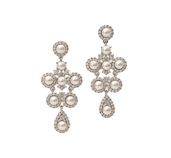 null - Ophelia Earrings Ivory