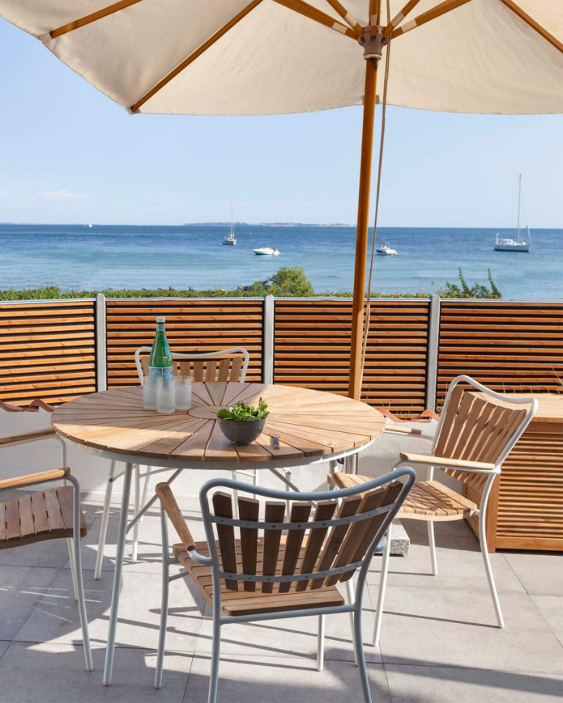 Ibiza parasoll off-white 3x3