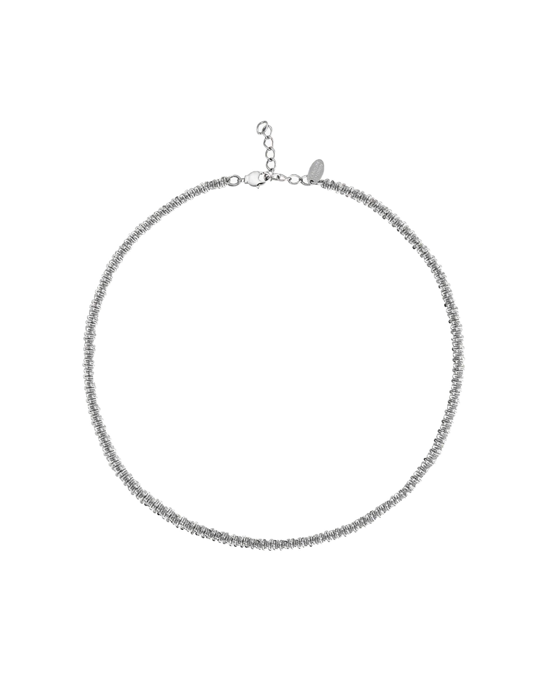 Gemma Necklace Rhodium
