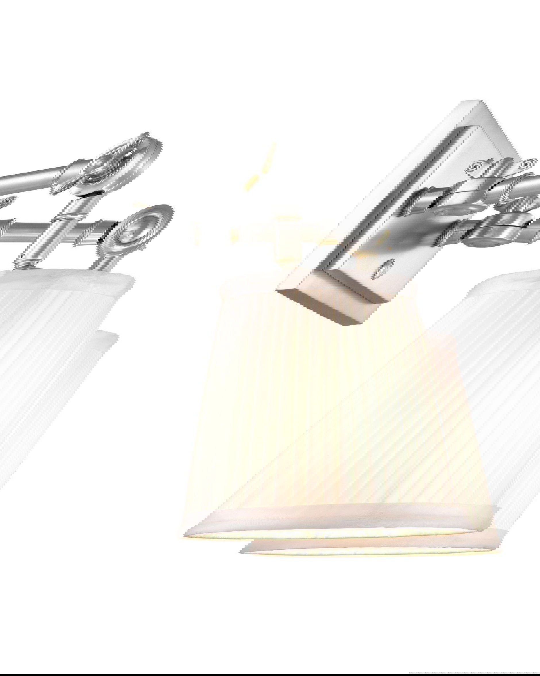 Wentworth Wall Lamp, double, nickel