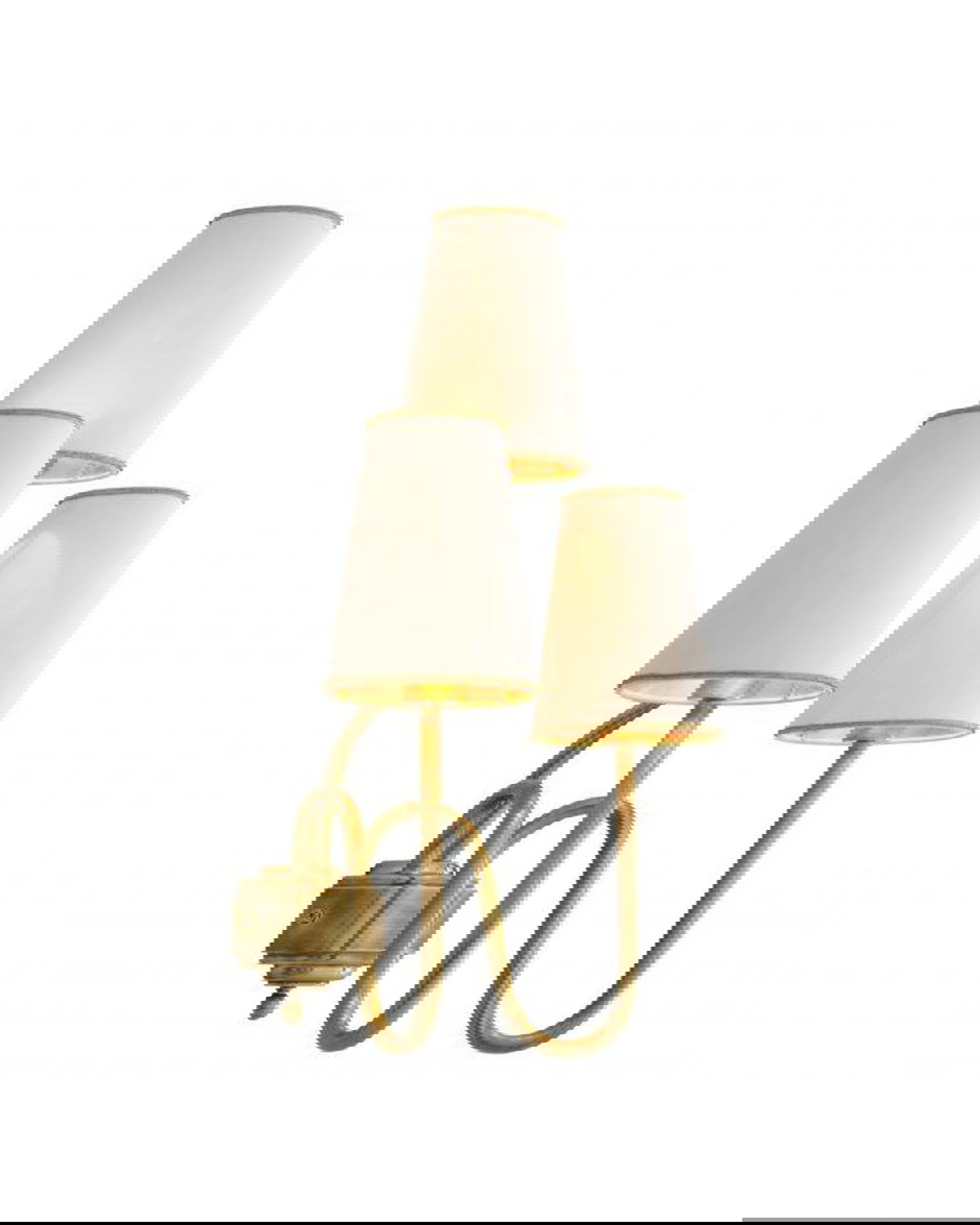 Bergerac vägglampa mässing S