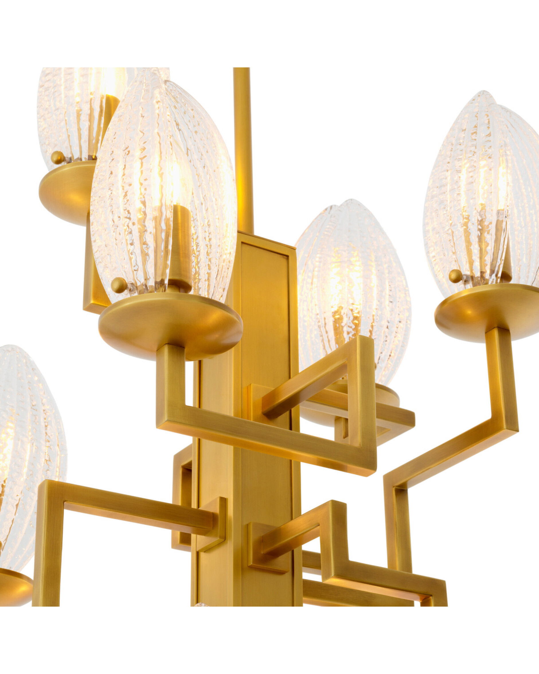 Persephone kroonluchter antiek messing